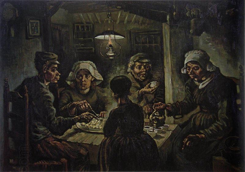 Vincent Van Gogh De Aardappeleters The Potato Eaters China oil painting art